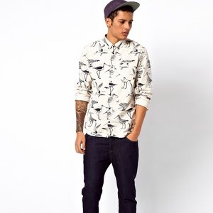 Vans Holiday edition 2012 Snowy Plover shirt XS